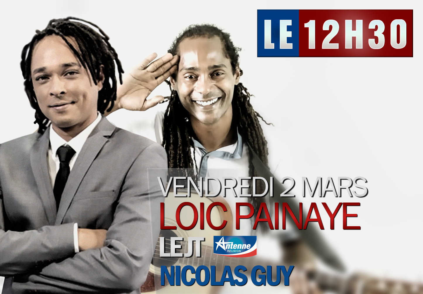 Loïc Païnaye - Le Jt Antenne Réunion - Nicolas Guy